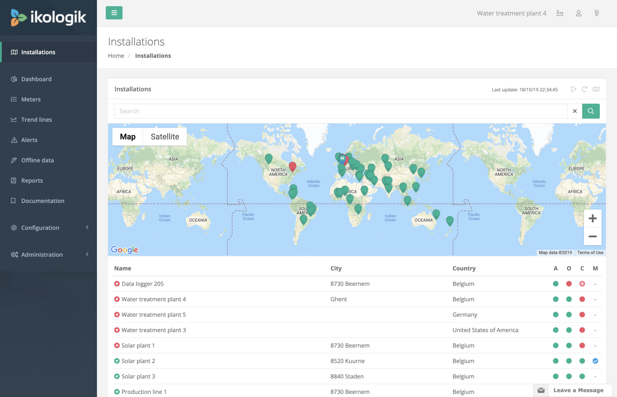Installations & map – Ikologik – Support